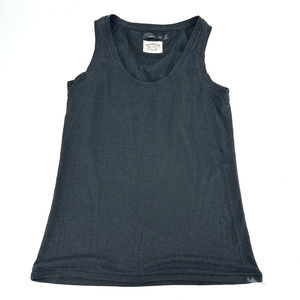 Prana tank top size XS charcoal black natural  hemp workout casual hike
